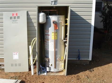 water heater electric outdoor with enclosure|40 gallon water heater enclosure.